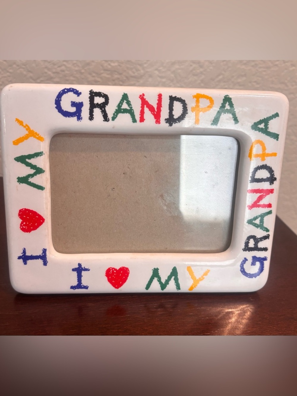 I Love My Grandpa Vintage Picture Frame